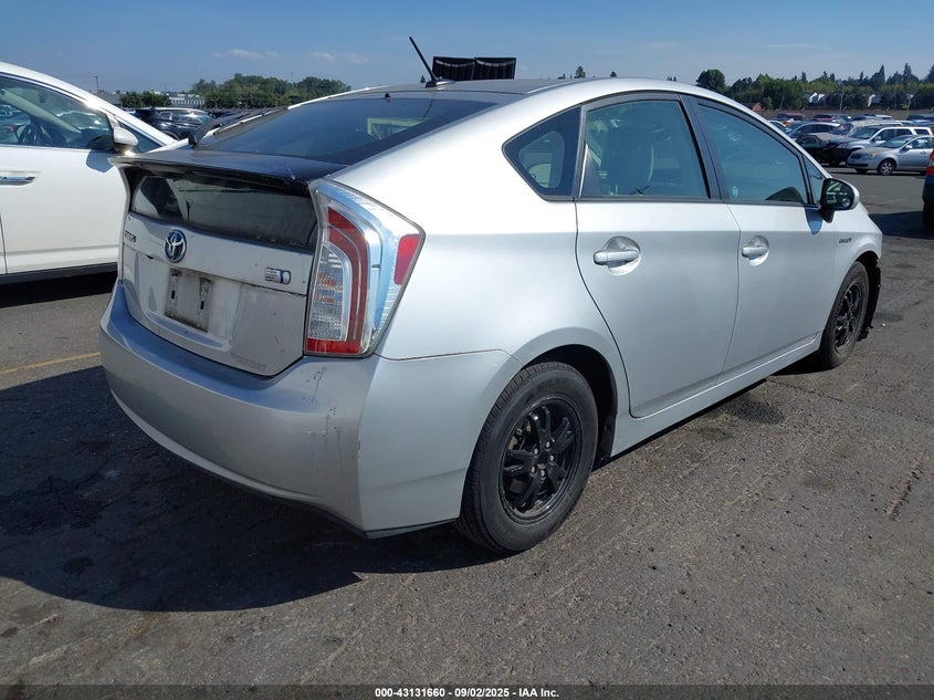 2015 TOYOTA PRIUS FOUR JTDKN3DU6F0407645