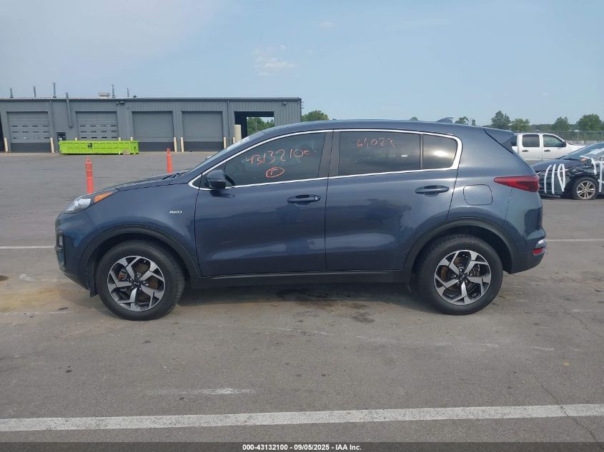 2020 Kia Sportage Lx VIN: KNDPMCAC0L7729902 Lot: 43132100