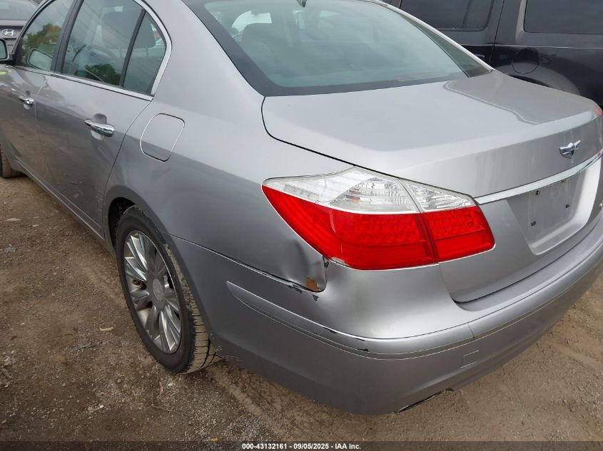 2010 Hyundai Genesis 3.8 VIN: KMHGC4DE7AU095343 Lot: 43132161