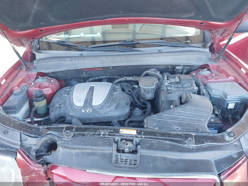 2011 Hyundai Santa Fe Gls V6 VIN: 5XYZGDAG7BG019034 Lot: 43132231