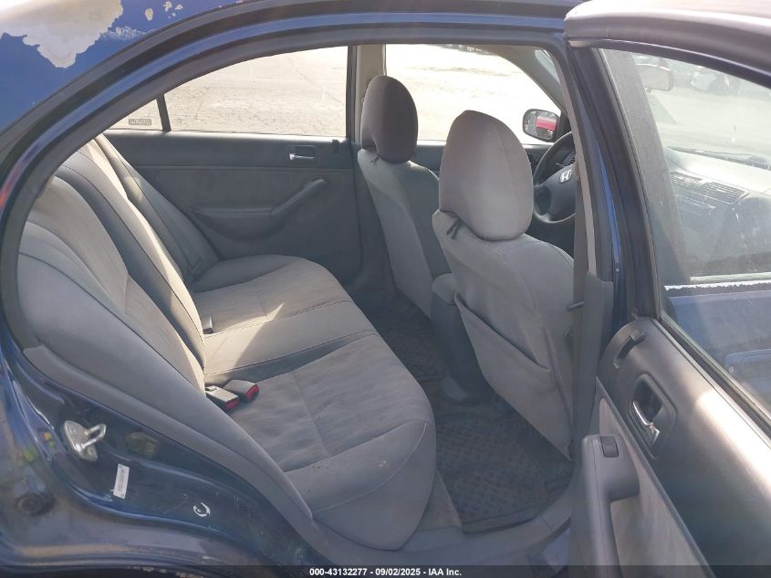 2005 Honda Civic Lx VIN: 2HGES15655H595841 Lot: 43132277