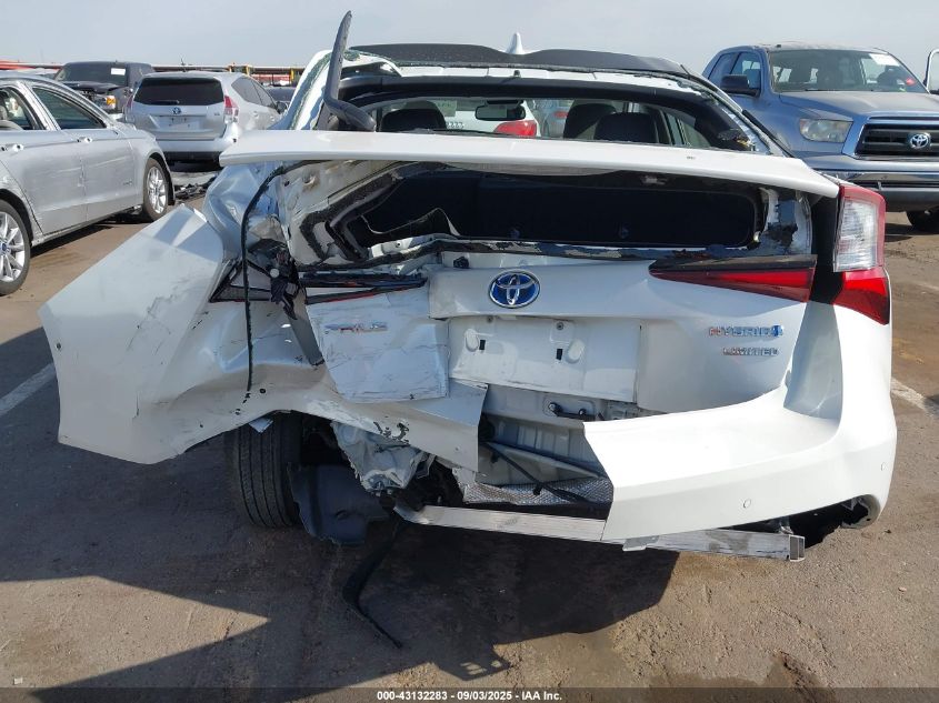 2022 Toyota Prius Limited VIN: JTDKAMFU4N3172609 Lot: 43132283