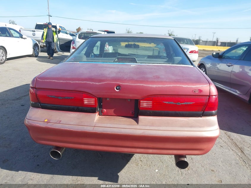 1995 Ford Thunderbird Lx VIN: 1FALP62W8SH204262 Lot: 43132286