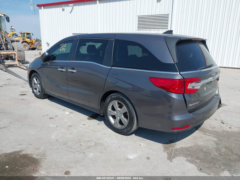 Vin: 5fnrl6h79jb025128, lot: 43626672, honda odyssey ex-l 20183
