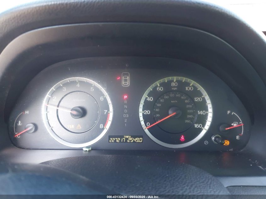 2010 Honda Accord 2.4 Ex-L VIN: 1HGCP2F89AA124380 Lot: 43132424