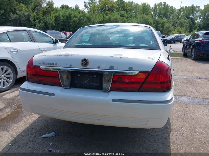 2005 Mercury Grand Marquis Gs VIN: 2MEFM74W95X626840 Lot: 43132578