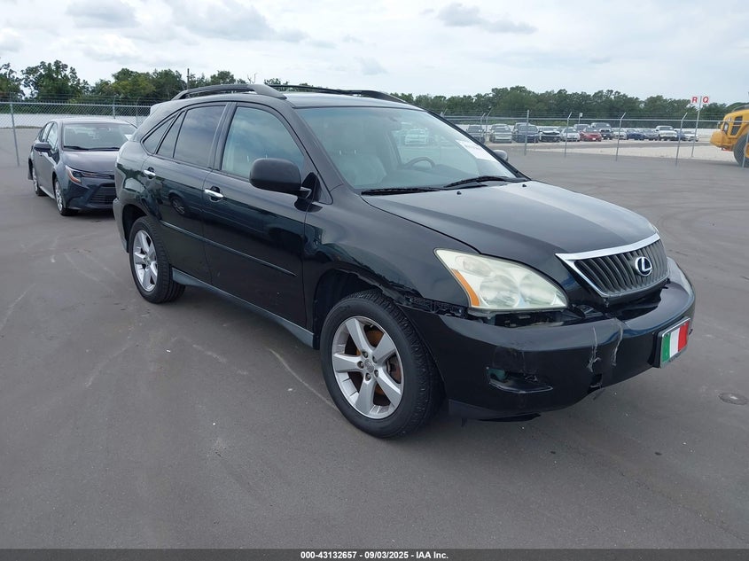 2008 Lexus Rx 350 black other gasoline 2T2GK31U08C053502 photo #1