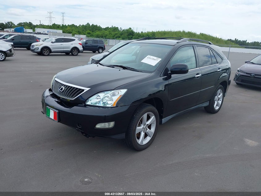 2008 Lexus Rx 350 black other gasoline 2T2GK31U08C053502 photo #3