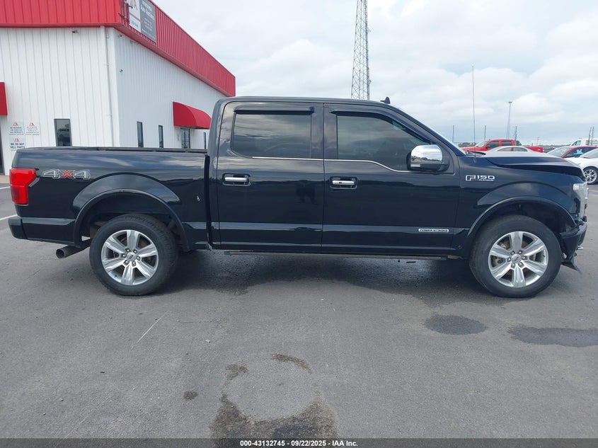 2018 Ford F-150 Platinum VIN: 1FTFW1E18JFD80283 Lot: 43132745