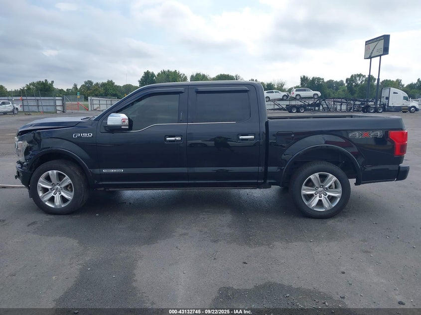 2018 Ford F-150 Platinum VIN: 1FTFW1E18JFD80283 Lot: 43132745