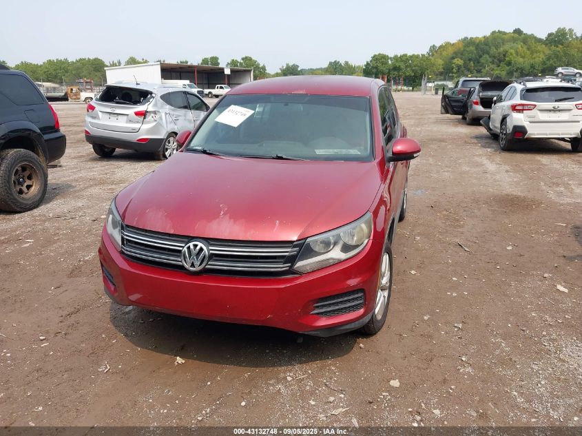 2012 Volkswagen Tiguan S VIN: WVGAV7AX7CW084101 Lot: 43132748