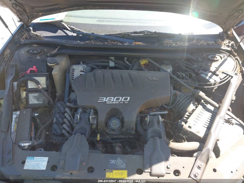 2000 Chevrolet Impala Ls VIN: 2G1WH55K5Y9247826 Lot: 43132847