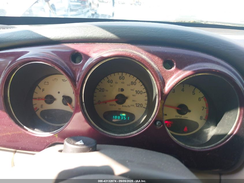 2001 Chrysler Pt Cruiser VIN: 3X8FY4BB01T502387 Lot: 43132874