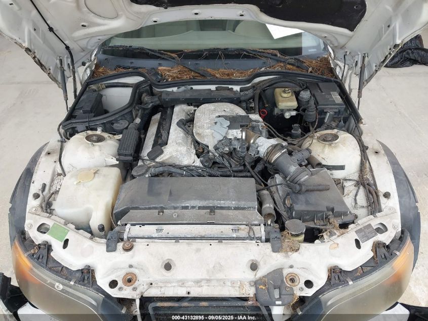 1997 BMW Z3 1.9L Roadster VIN: 4USCH7324VLE02828 Lot: 43132895