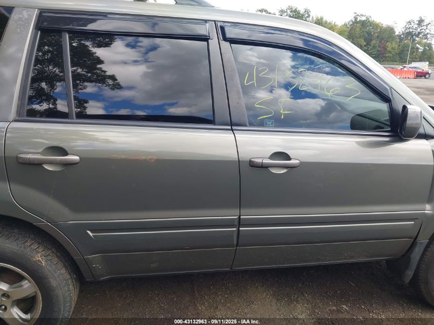 2007 Honda Pilot Ex-L VIN: 5FNYF18547B016561 Lot: 43132963