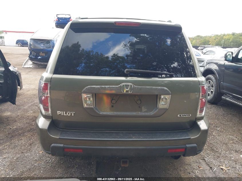 2007 Honda Pilot Ex-L VIN: 5FNYF18547B016561 Lot: 43132963