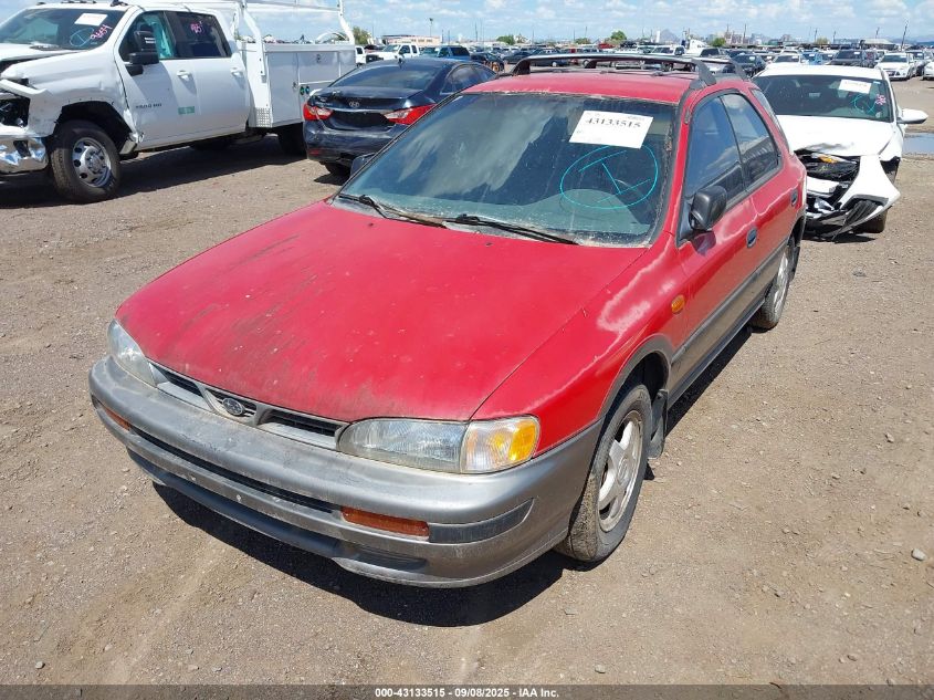 1996 Subaru Impreza VIN: JF1GF4854TG81578 Lot: 43133515