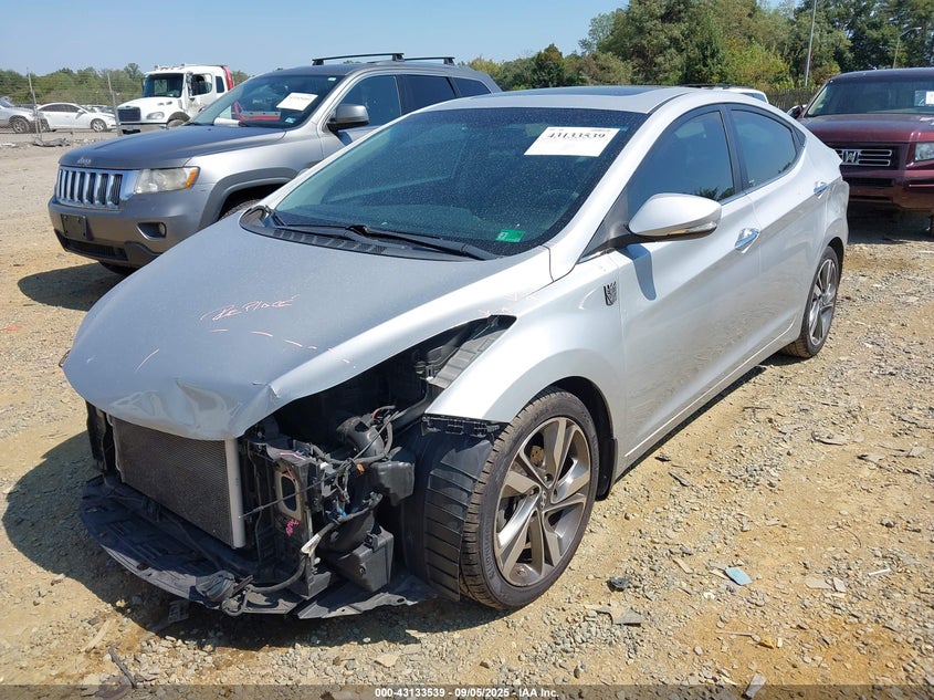 2014 HYUNDAI ELANTRA LIMITED - 5NPDH4AE2EH508136