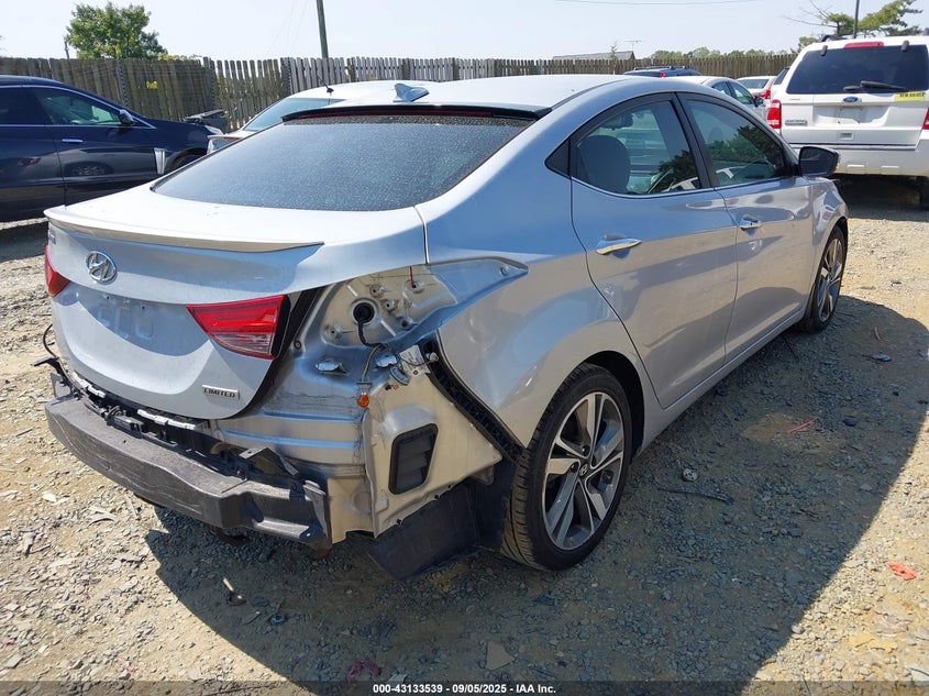 2014 HYUNDAI ELANTRA LIMITED - 5NPDH4AE2EH508136