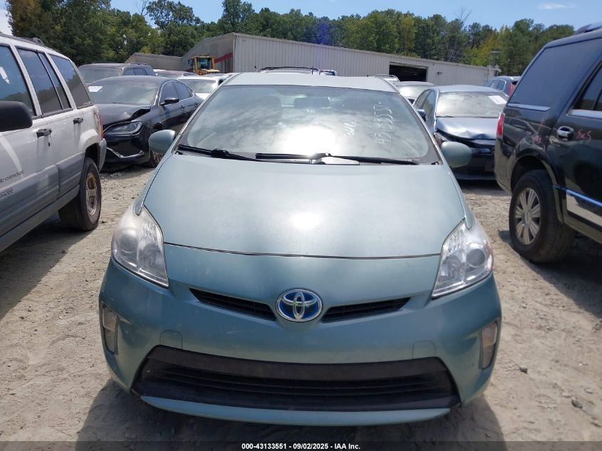 2012 Toyota Prius Two VIN: JTDKN3DU4C1489770 Lot: 43133551