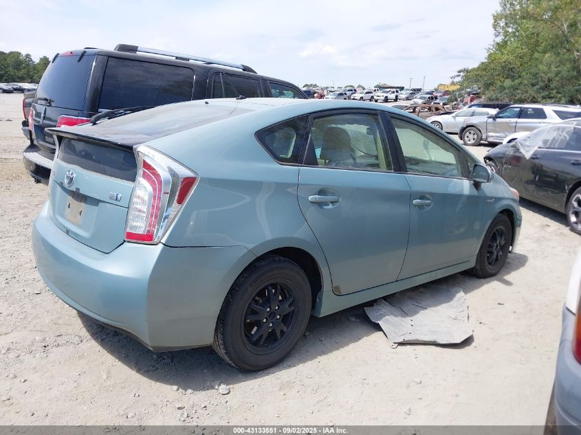 2012 Toyota Prius Two VIN: JTDKN3DU4C1489770 Lot: 43133551