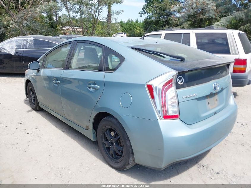 2012 Toyota Prius Two VIN: JTDKN3DU4C1489770 Lot: 43133551