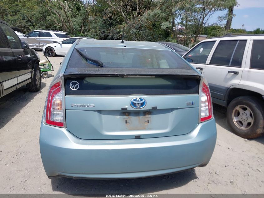 2012 Toyota Prius Two VIN: JTDKN3DU4C1489770 Lot: 43133551