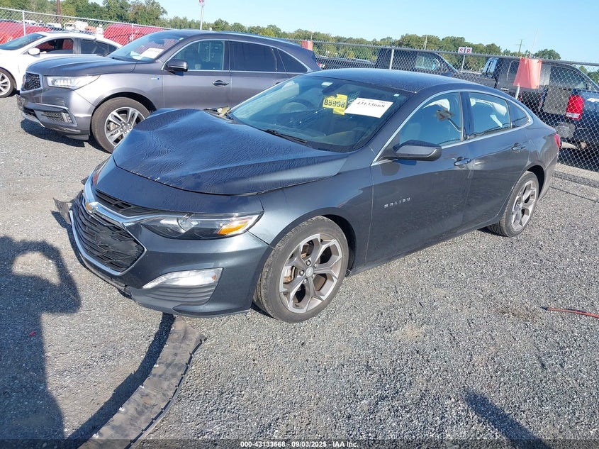 2020 CHEVROLET MALIBU FWD LT - 1G1ZD5ST0LF104515