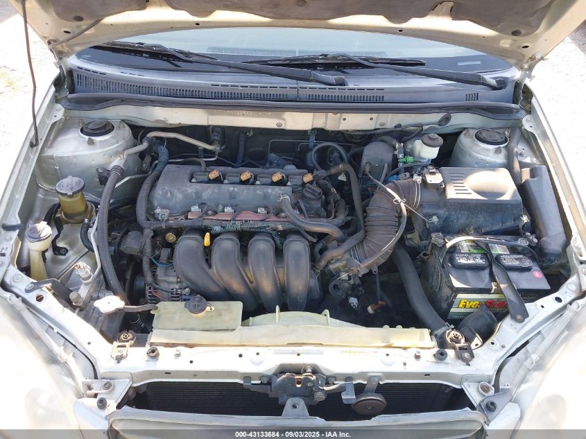 2004 Toyota Corolla Le VIN: JTDBR32E942018743 Lot: 43133684