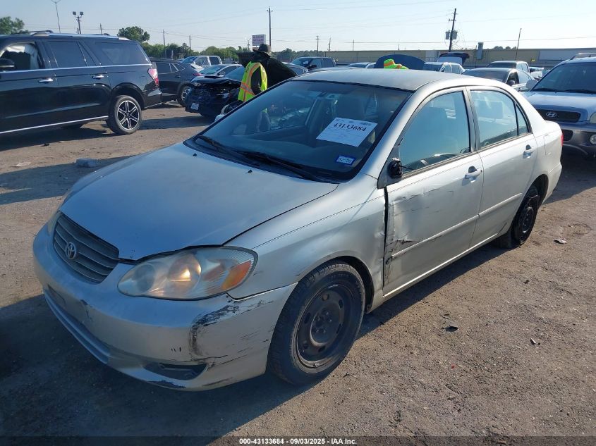 2004 Toyota Corolla Le VIN: JTDBR32E942018743 Lot: 43133684