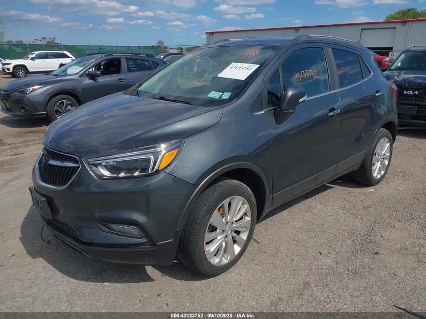 Vin: kl4cjgsbxhb125034, lot: 43628083, buick encore essence 20172