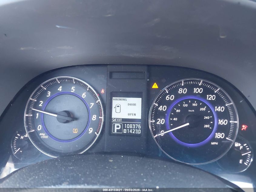2012 Infiniti Fx35 VIN: JN8AS1MW0CM151540 Lot: 43133821