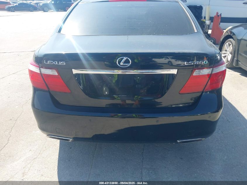 2009 Lexus Ls 460 VIN: JTHBL46F595090120 Lot: 43133858