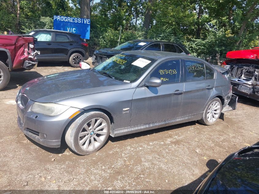 2011 BMW 328I xDrive VIN: WBAPK7C56BF084282 Lot: 43134233