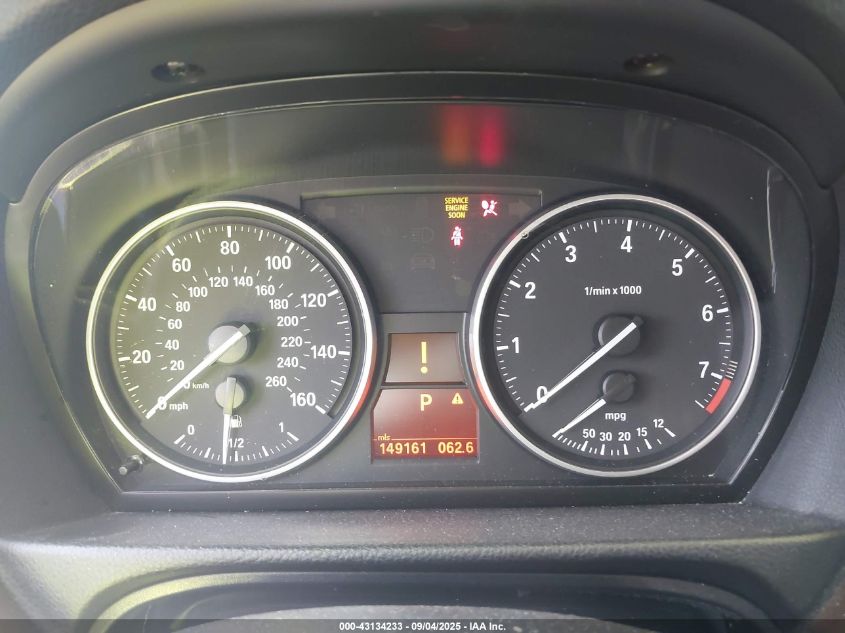 2011 BMW 328I xDrive VIN: WBAPK7C56BF084282 Lot: 43134233