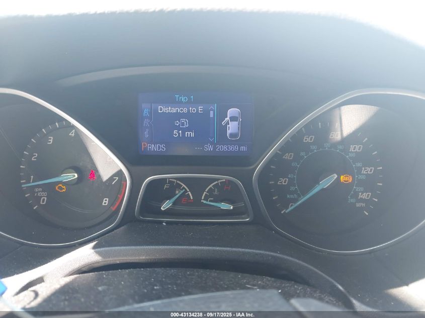 2013 Ford Focus Se VIN: 1FADP3F27DL240437 Lot: 43134238