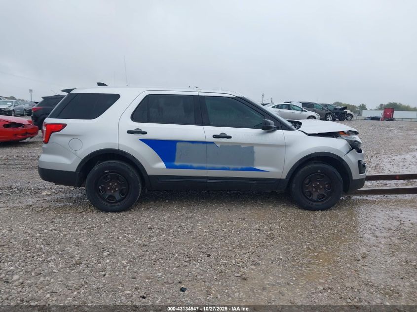 2017 Ford Police Interceptor VIN: 1FM5K8AR0HGD92410 Lot: 43134547