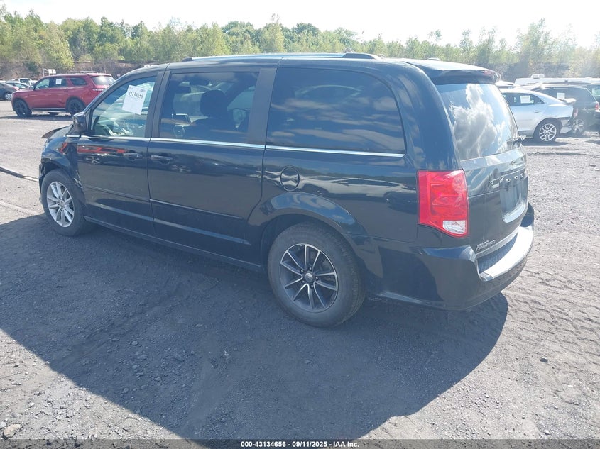 Vin: 2c4rdgcg7hr853204, lot: 43628996, dodge grand caravan sxt 20173
