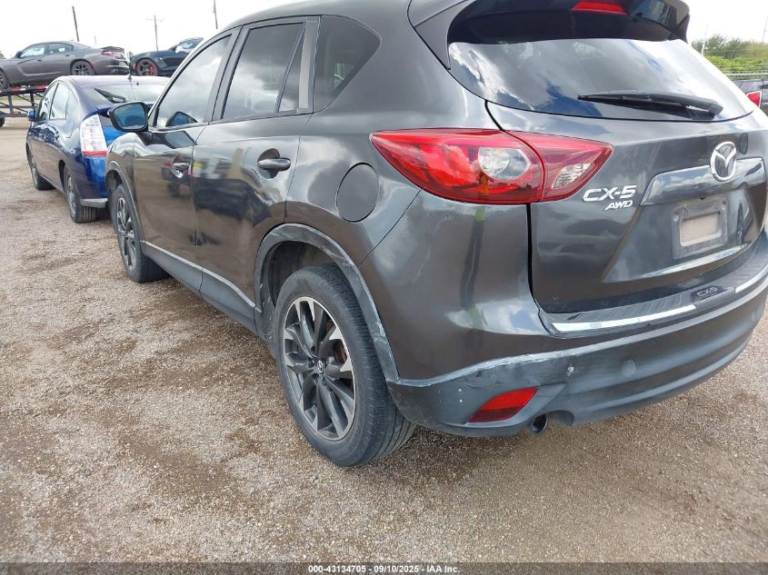 2016 Mazda Cx-5 Grand Touring VIN: JM3KE4DY5G0705847 Lot: 43134705