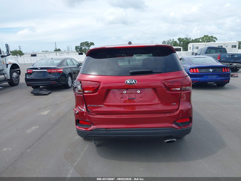 2020 Kia Sorento 3.3L Lx VIN: 5XYPGDA53LG647776 Lot: 43135067
