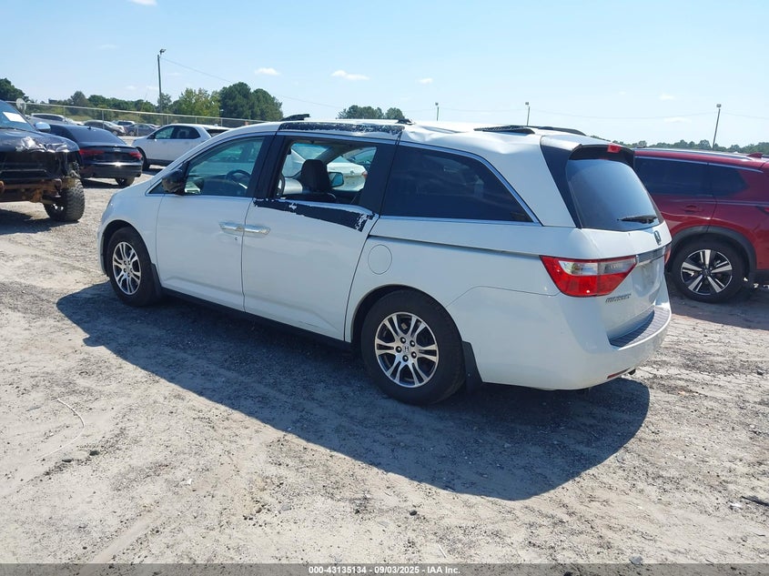 2012 Honda Odyssey Ex-L white van gasoline 5FNRL5H62CB059531 photo #4