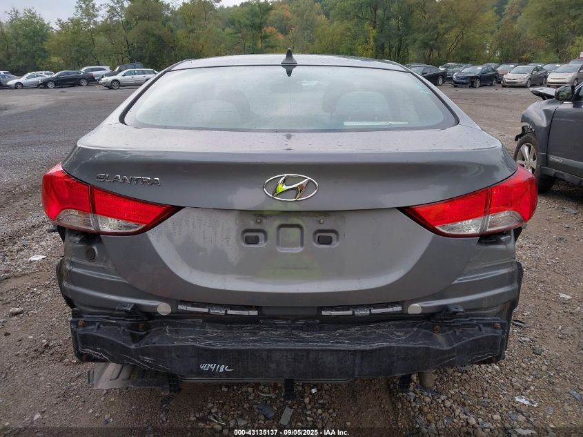 2013 Hyundai Elantra Gls VIN: 5NPDH4AE3DH332857 Lot: 43135137
