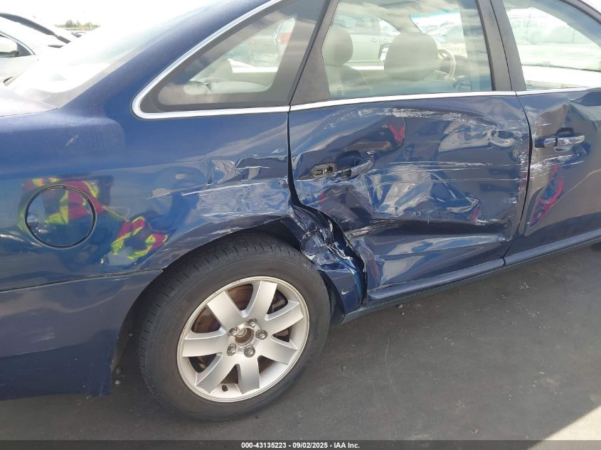 2007 Ford Five Hundred Sel VIN: 1FAHP24117G161090 Lot: 43135223