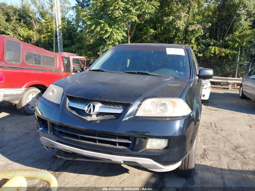 2006 Acura Mdx VIN: 2HNYD182068537145 Lot: 43135333