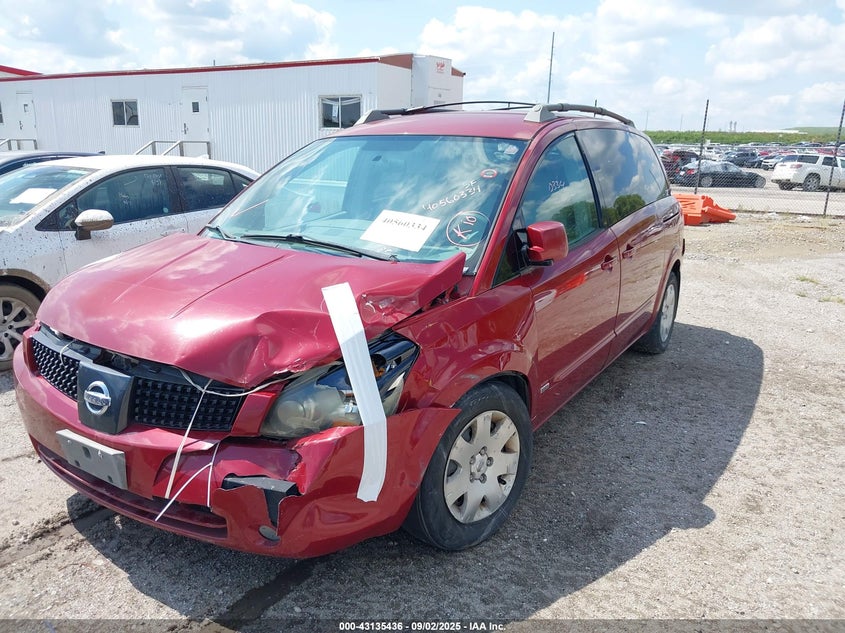 5N1BV28UX6N121509 2006 NISSAN QUEST photo no. 2
