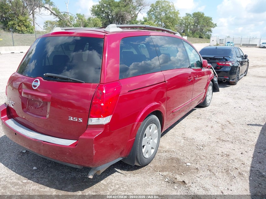5N1BV28UX6N121509 2006 NISSAN QUEST photo no. 4