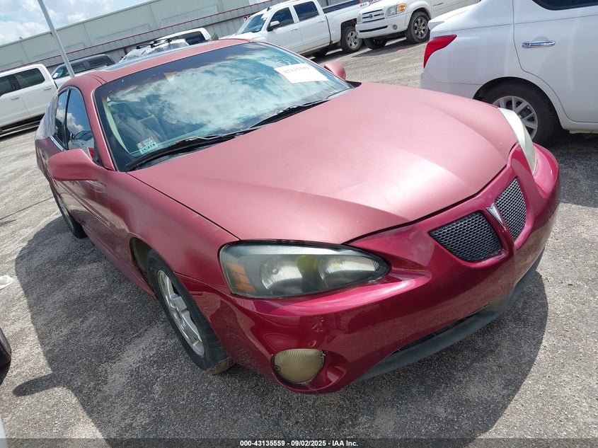 2004 Pontiac Grand Prix Gt2 red sedan gasoline 2G2WS522741206723 photo #1