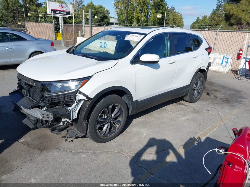 2022 HONDA CR-V AWD EX-L - 7FARW2H88NE038794
