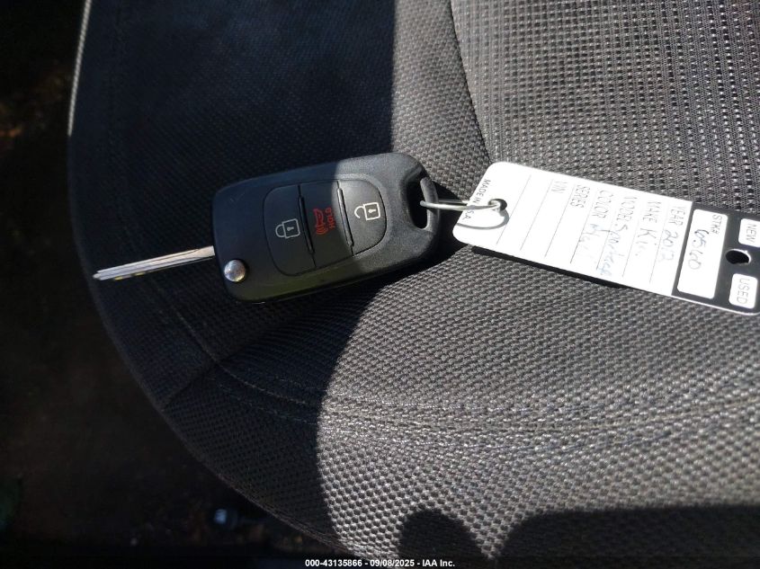 2012 Kia Sportage Lx VIN: KNDPB3A21C7260154 Lot: 43135866