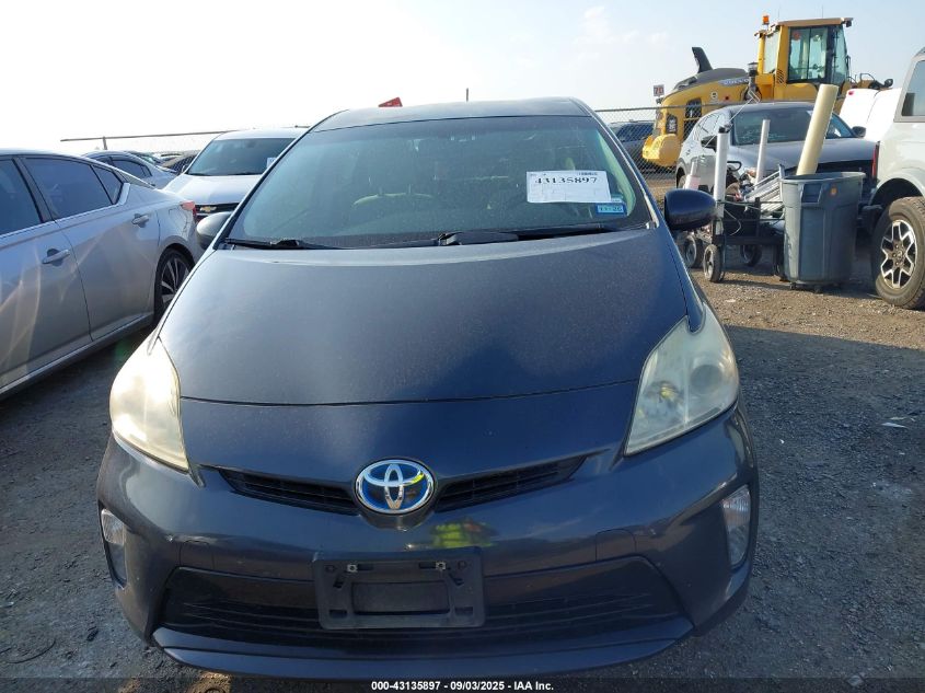 2012 Toyota Prius VIN: JTDKN3DU0C1529021 Lot: 43135897